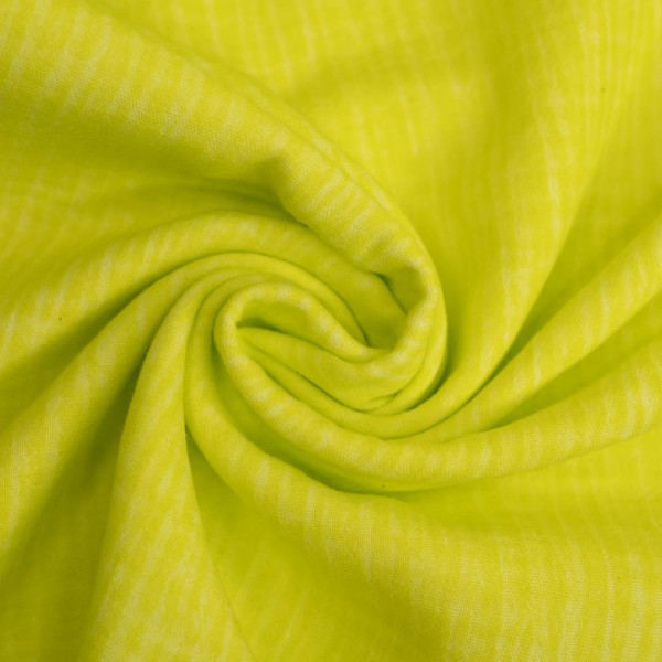 Musselin Double Gauze Vintage neongelb