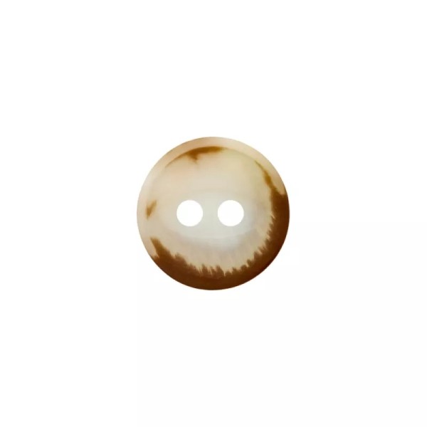 Polyesterknopf 12mm beige