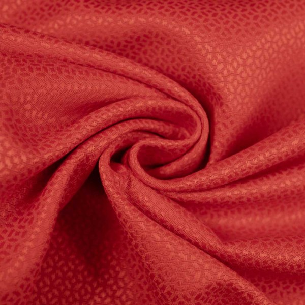 Jacquard Dekostoff Profiqualität rot