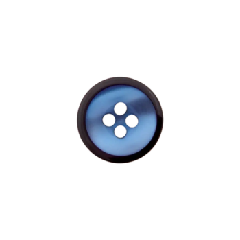 Prym Modeknopf schimmernd 15mm blau