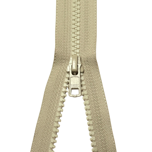 YKK teilbarer Reißverschluss Jacken Krampe oliv hell 80cm