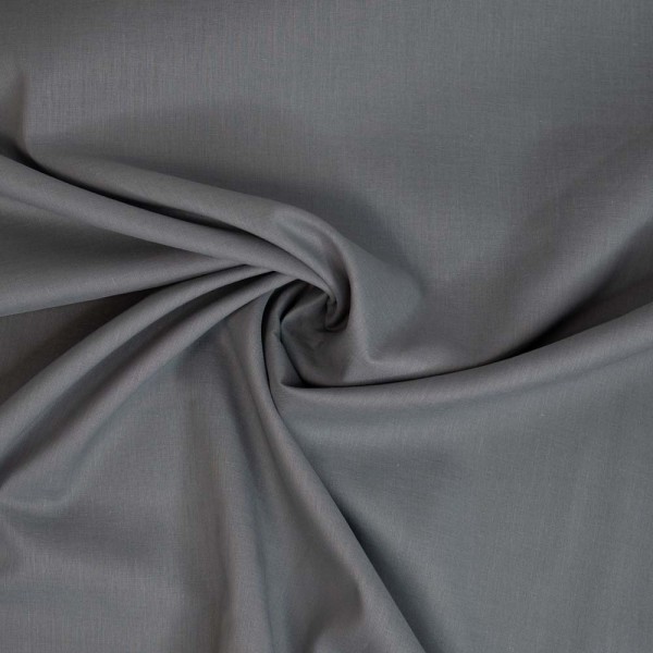 Voile Batist Baumwolle grau