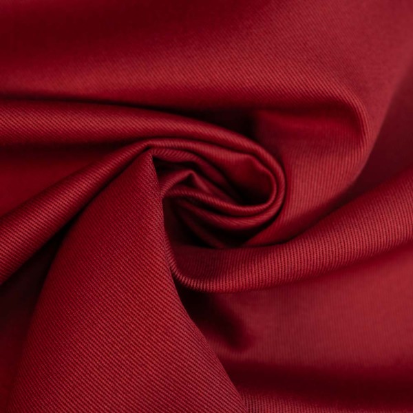 Baumwoll Twill bordeaux