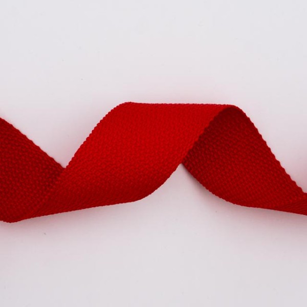 Gurtband Grobmaschig 40mm rot