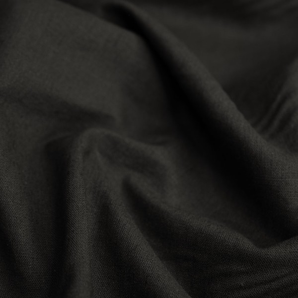 Leinen Baumwolle schwarz