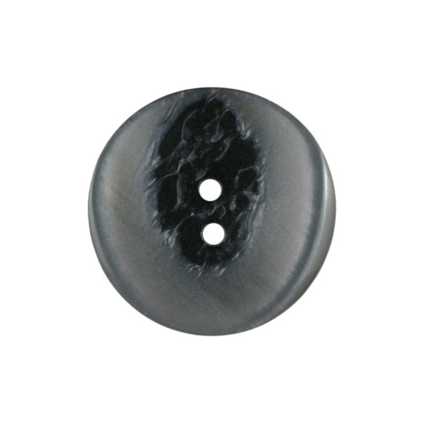 Modeknopf mit Farbverlauf gewölbt 25mm grau