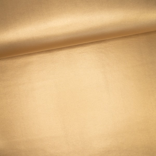 Kunstleder Metallic gold