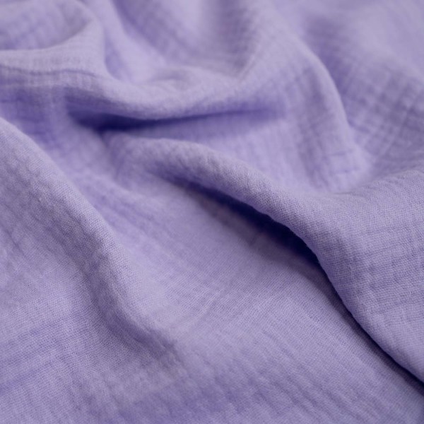 Musselin Double Gauze Amelie flieder