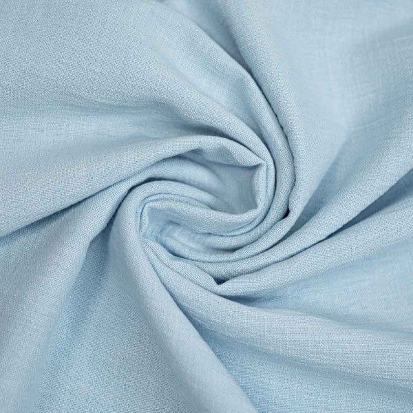 Viskose Leinen Vintage Look jeansblau hell