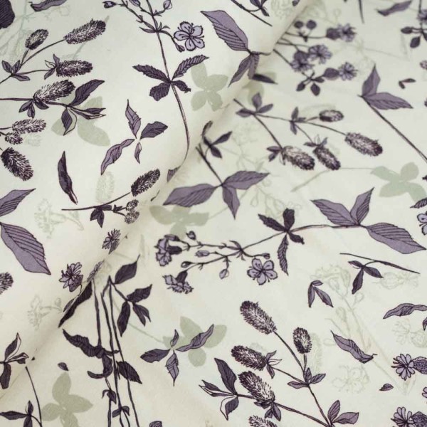 Baumwolljersey Nelken mint hell