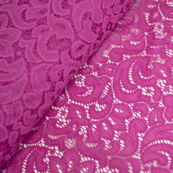 Italienische Spitze STRETCH pink