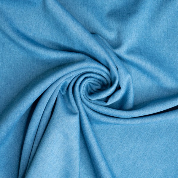 Jeansstoff Jogging Mega-Stretch jeansblau