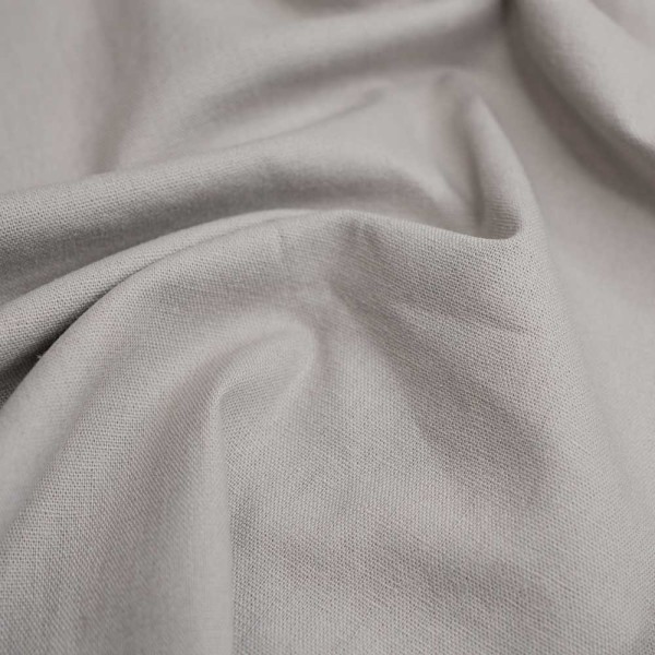 Leinen Baumwolle taupe hell