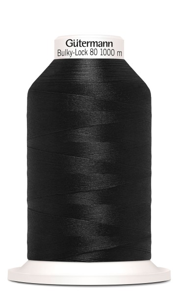 Bauschgarn Bulky-Lock schwarz 1000m Gütermann