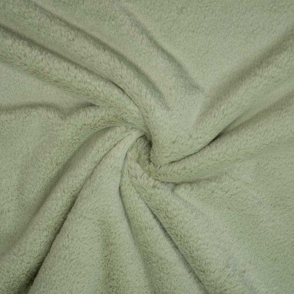 Kunstfell Plüsch Soft salbeigrün