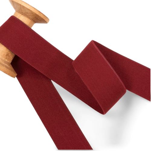 Gummiband 30mm SOFT bordeaux
