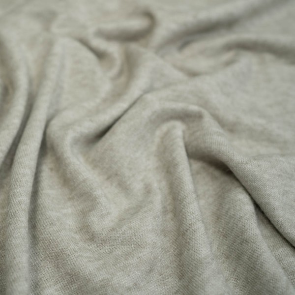 Strickjersey Pashmina Style meliert beige
