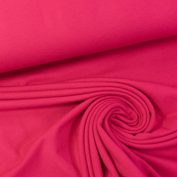 Sommersweat - French Terry UNI pink-beere