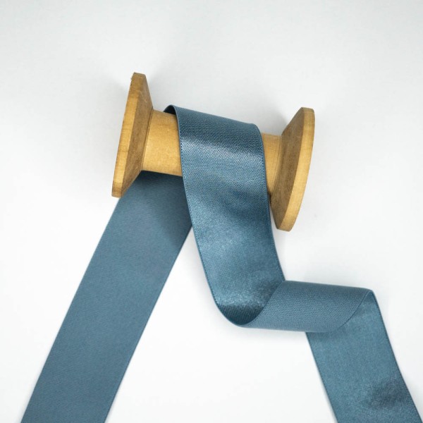 Satin Gummiband Deluxe jeansblau hell