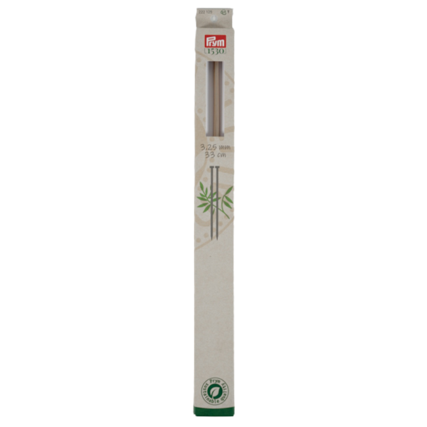 Prym Jackenstricknadeln Bambus 1530 Stärke 3,25 mm, 33cm