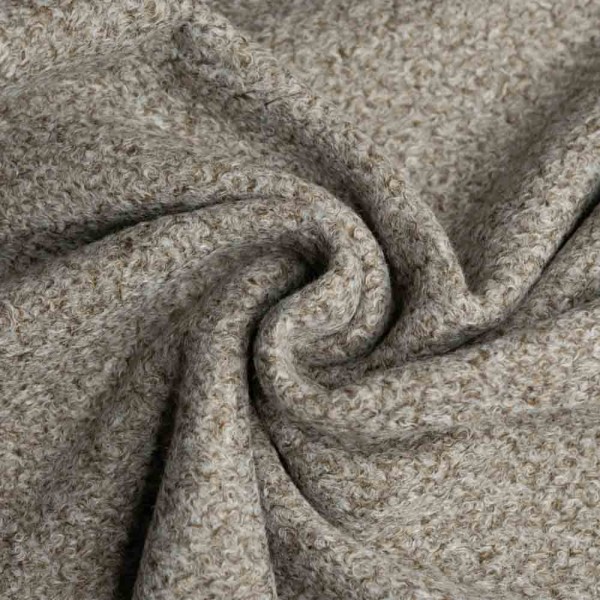 Bouclé melange taupe