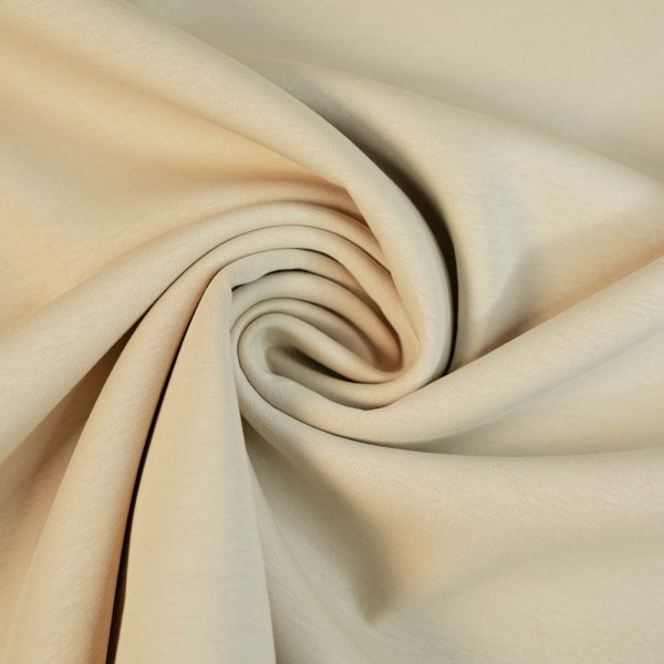 Scuba Baumwolljersey beige