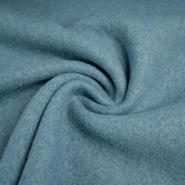 Woll Walkloden jeansblau