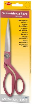 Kleiber Metallic Line Edelstahl Schneider-Schere 23,5 cm fuchsia