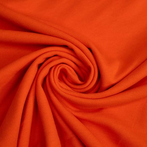 Polo Baumwolljersey orange