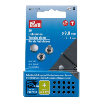 Prym Hohlnieten 6-9mm silber
