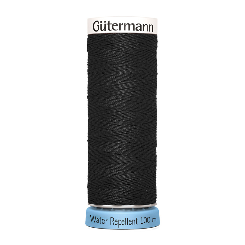 Gütermann Garn wasserabweisend 100m schwarz Nr.000