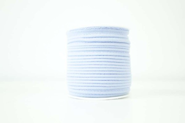 Jersey Paspelband hellblau elastisch