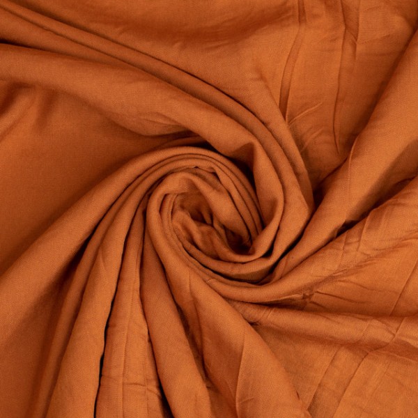 Viskose Popeline Laura cognac