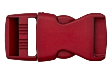 Rucksackschließe bordeaux 25mm Kunststoff