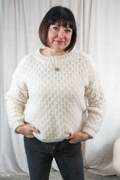 Strick Pullover Gina Soft natur