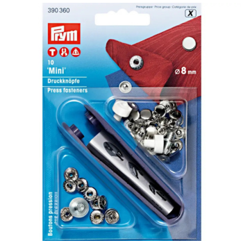 Prym Jersey Druckknöpfe silber 8 mm Nachfüllset