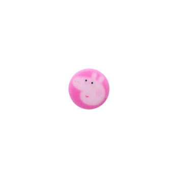 Prym Kinderknopf Peppa Wutz 15mm pink
