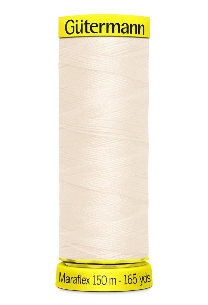 Elastisches Garn Gütermann Maraflex 150m offwhite Nr. 802