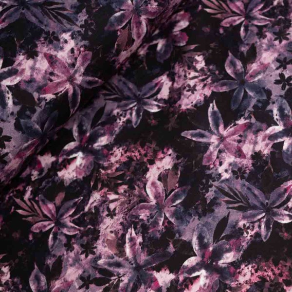 French Terry Sweat Lilien beere