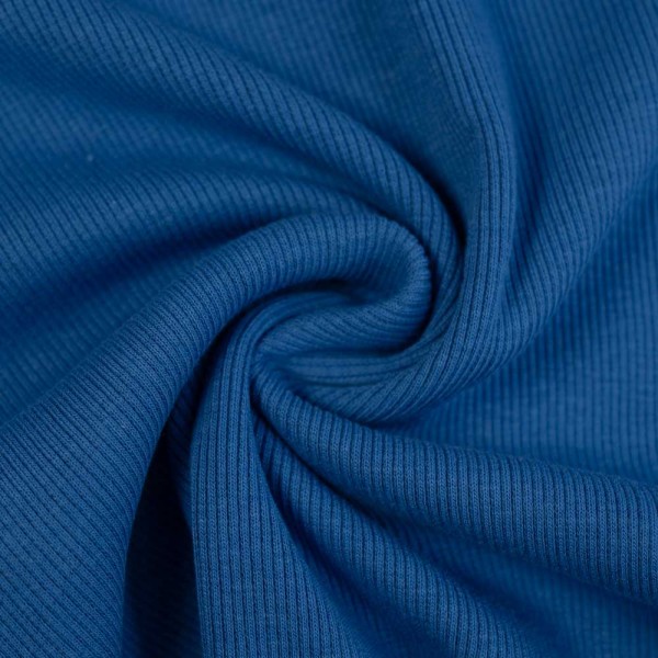 Bio Ripp Bündchen royalblau