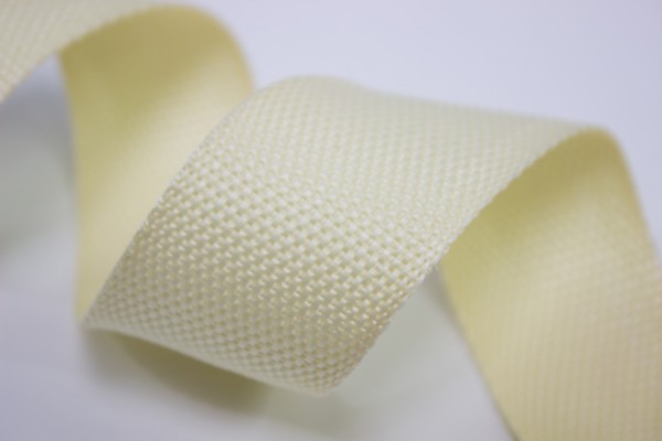 Gurtband 40mm ecru Polyester