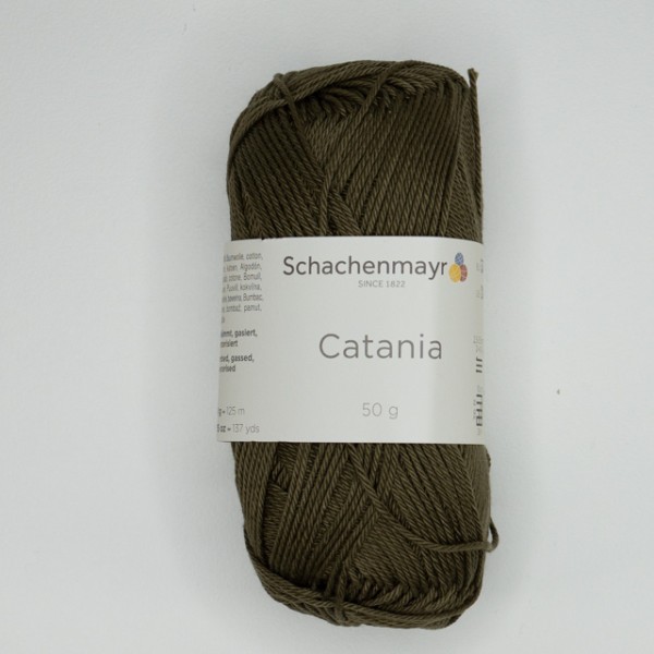 Wollknäuel Baumwolle Catania khaki