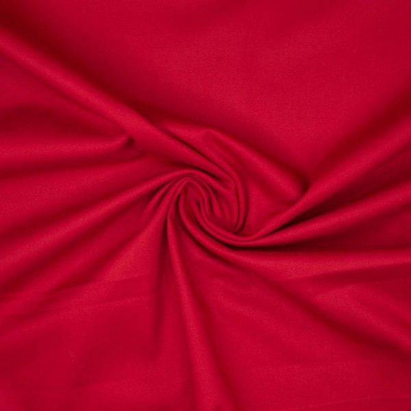 Baumwoll-Twill Stretch Chino UNI dunkelrot