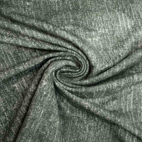 French Terry Sweat Jeanslook khaki