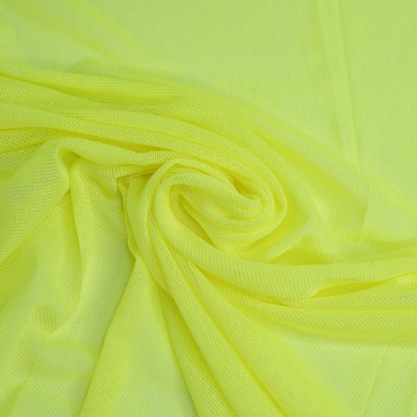 Soft Mesh elastisch neon gelb