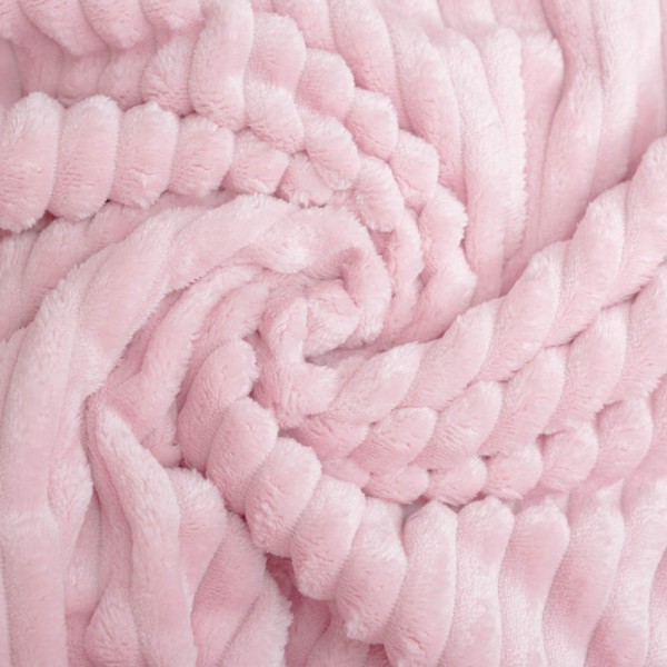 Cord-Look Fleece rosa