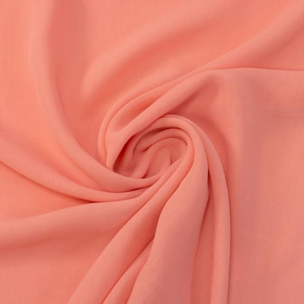 Chiffon Uni coral