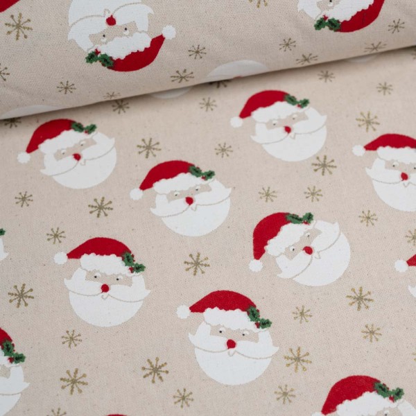 Canvas Weihnachtsmann natur