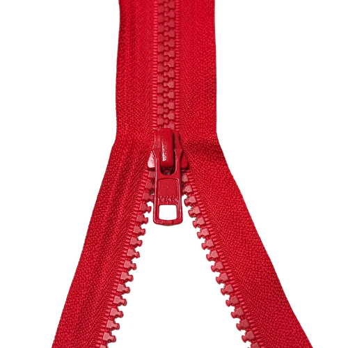 YKK nicht teilbarer Reißverschluss Krampe rot 35cm