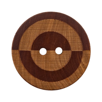 Prym Holzknopf Kreis 28mm braun